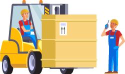 Rosex — forklift and worker